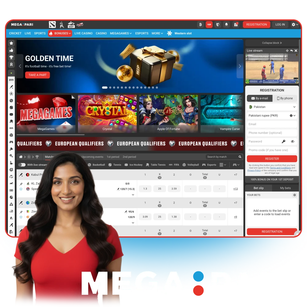 Join MegaPari now and feel the thrill of victory.