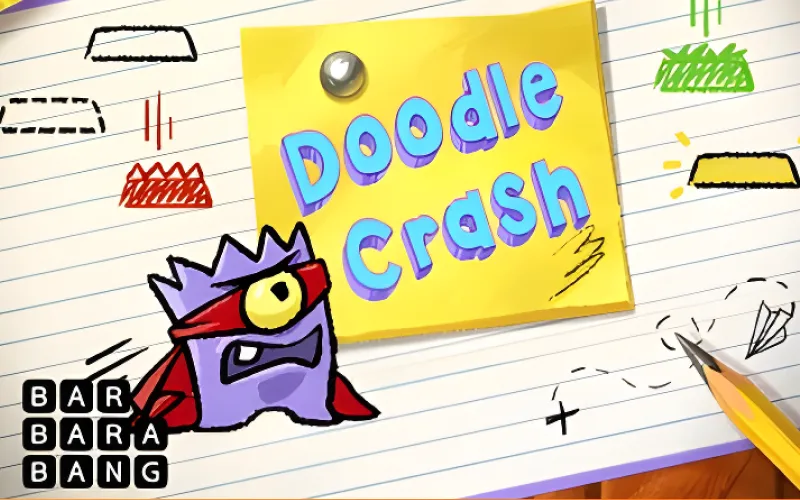 Doodle Crash delivers wild doodle-style wins on Megapari.