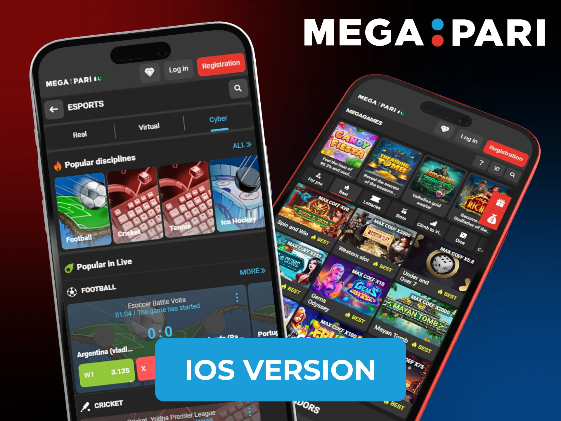 Win everyday with Megappari app for iOS.