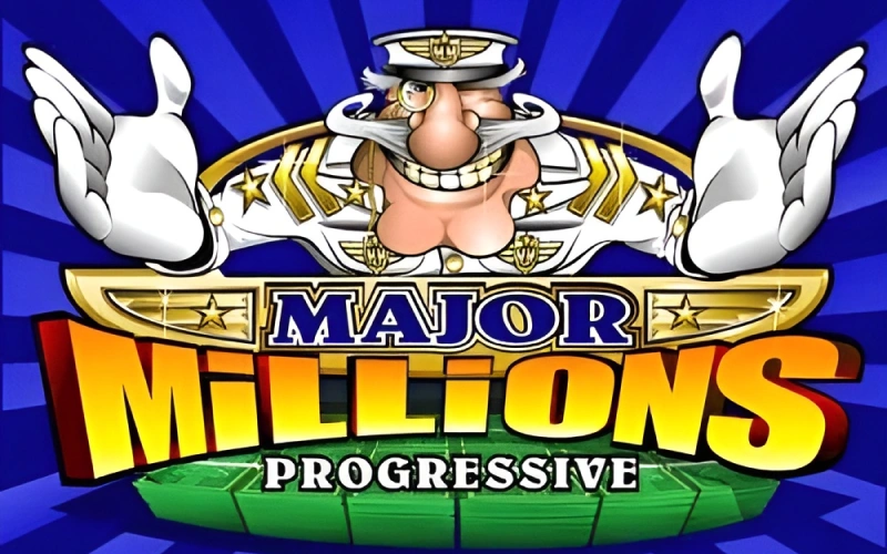 Play war themed progressive jackpot slot Major Millions and win big wins at Megapari.