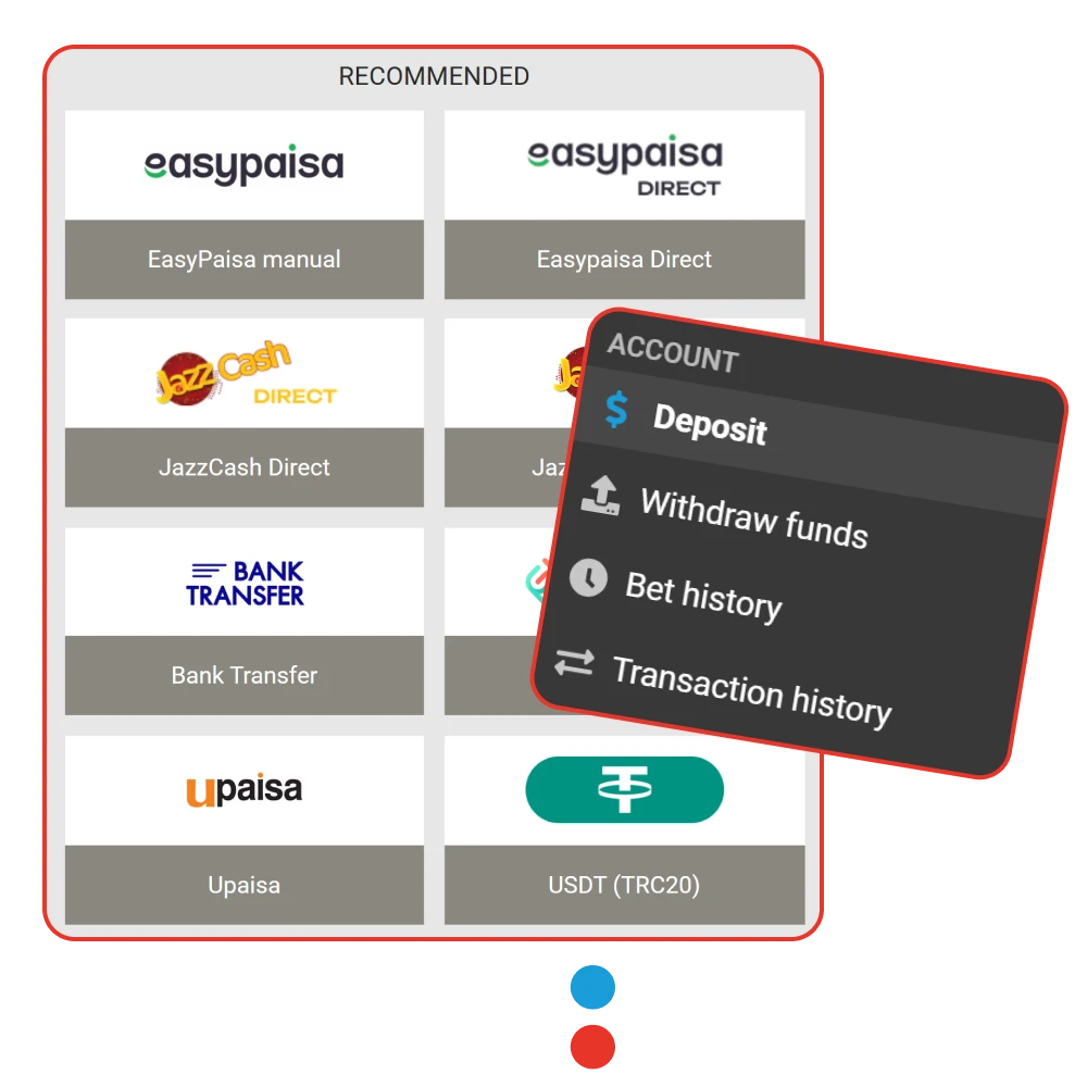 Make a quick deposit at Megapari and start playing.