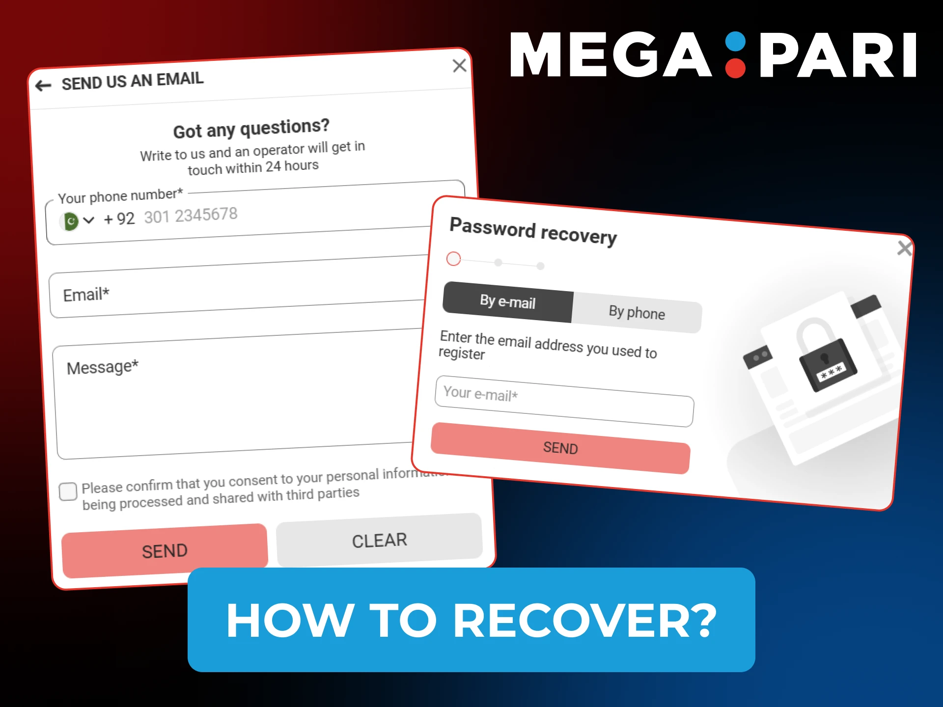 Use the guide on how to recover a Megapari account quickly.