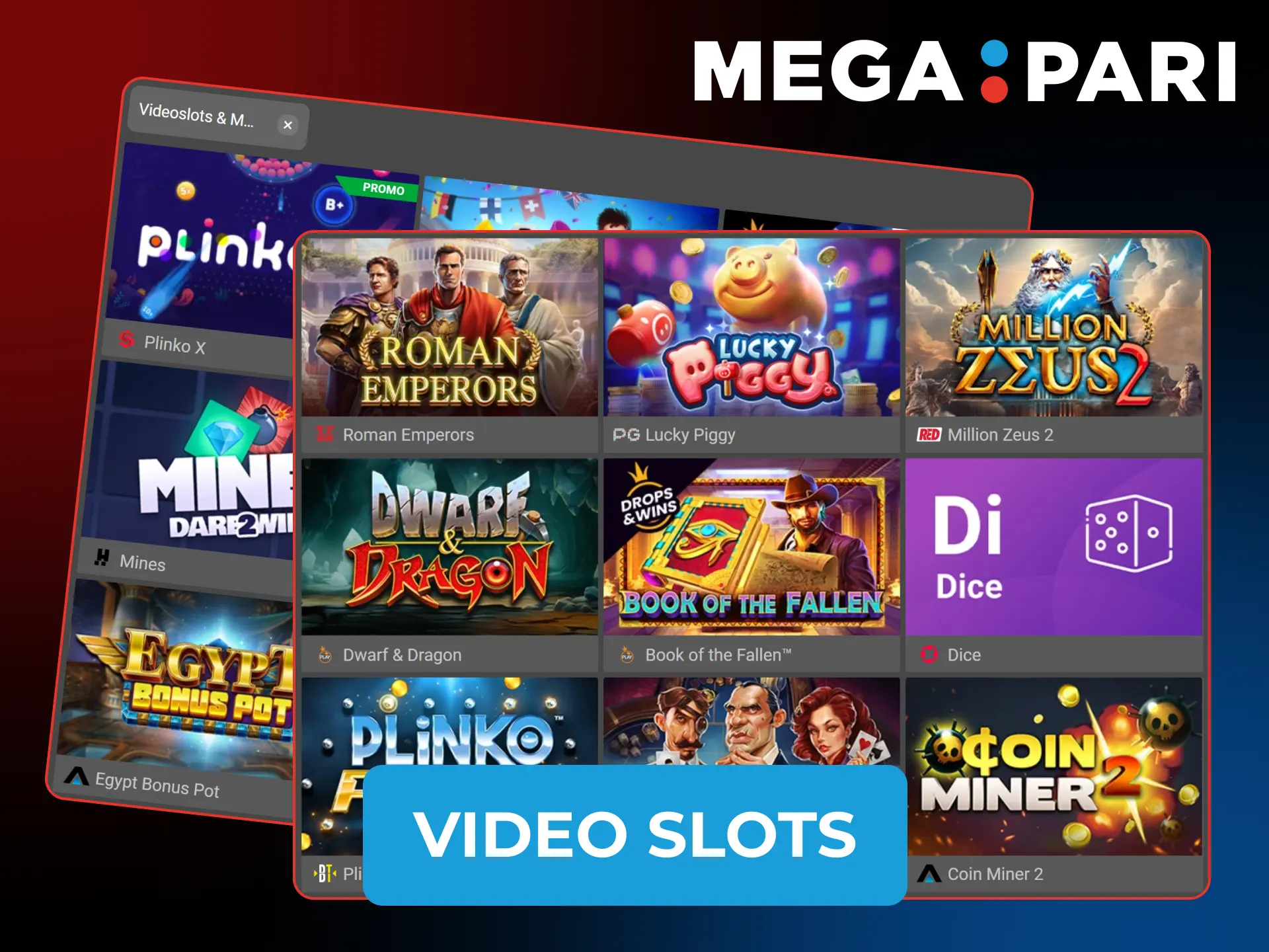 Experience immersive graphics and features in modern MegaPari Slots.